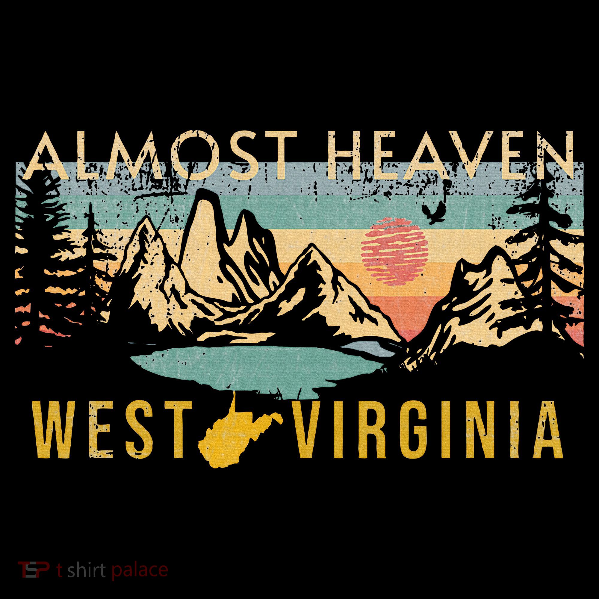 West Virginia Almost Heaven Women's Hoodie