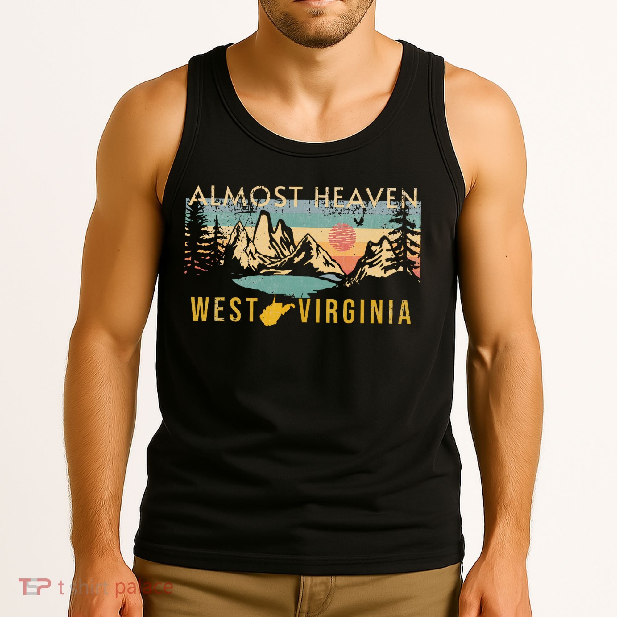 West Virginia Almost Heaven Tank Top