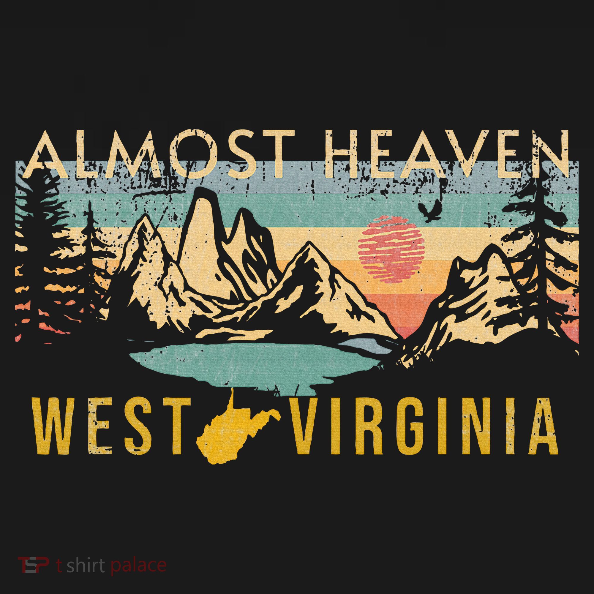 West Virginia Almost Heaven Tank Top
