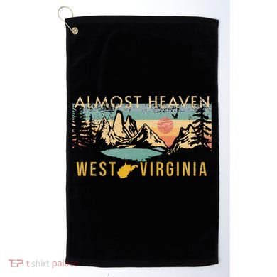 West Virginia Almost Heaven Golf Towel
