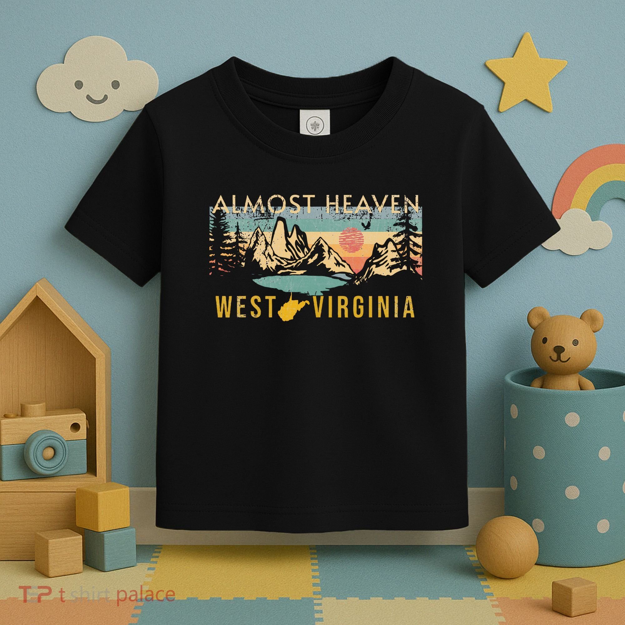 West Virginia Almost Heaven Toddler T-Shirt