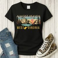 West Virginia Almost Heaven Women's T-Shirt thumb 3