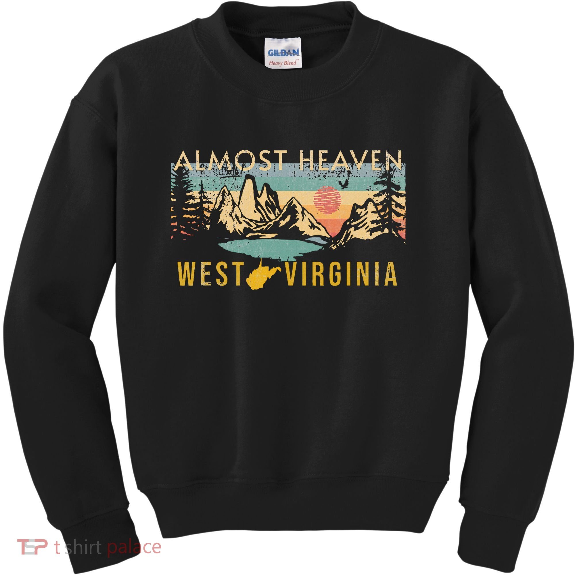 West Virginia Almost Heaven Kids Sweatshirt