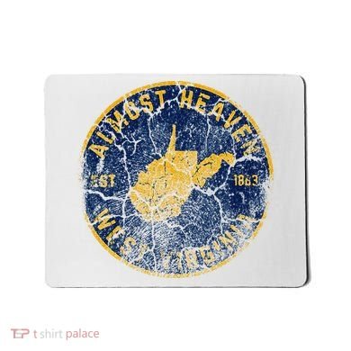 West Virginia Almost Heaven State Map WV Home Vintage 304 Mousepad