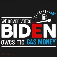 Whoever Voted Biden Owes Me Gas Money Ornament thumb 1