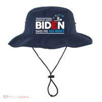 Whoever Voted Biden Owes Me Gas Money Bucket Hat thumb 0