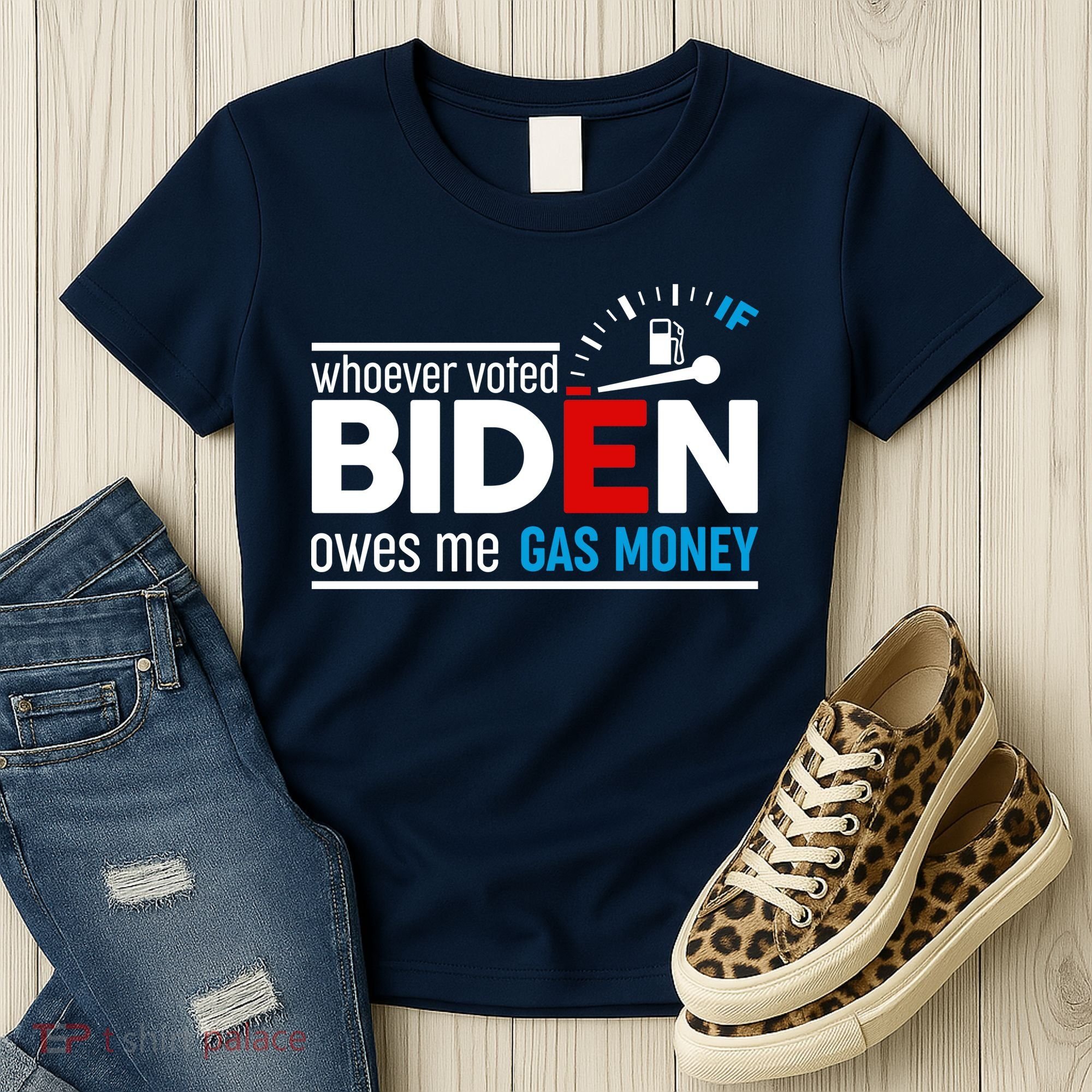 Whoever Voted Biden Owes Me Gas Money Women's T-Shirt