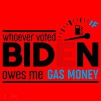 Whoever Voted Biden Owes Me Gas Money Santa Hat thumb 1