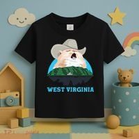 West Virginia Cowboy Cat Singing Meme Meowdy Toddler T-Shirt thumb 3
