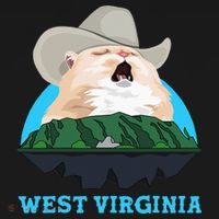 West Virginia Cowboy Cat Singing Meme Meowdy Kids Sweatshirt thumb 2