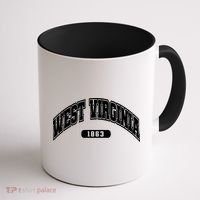 West Virginia Collegiate Style 1863 Coffee Mug thumb 1