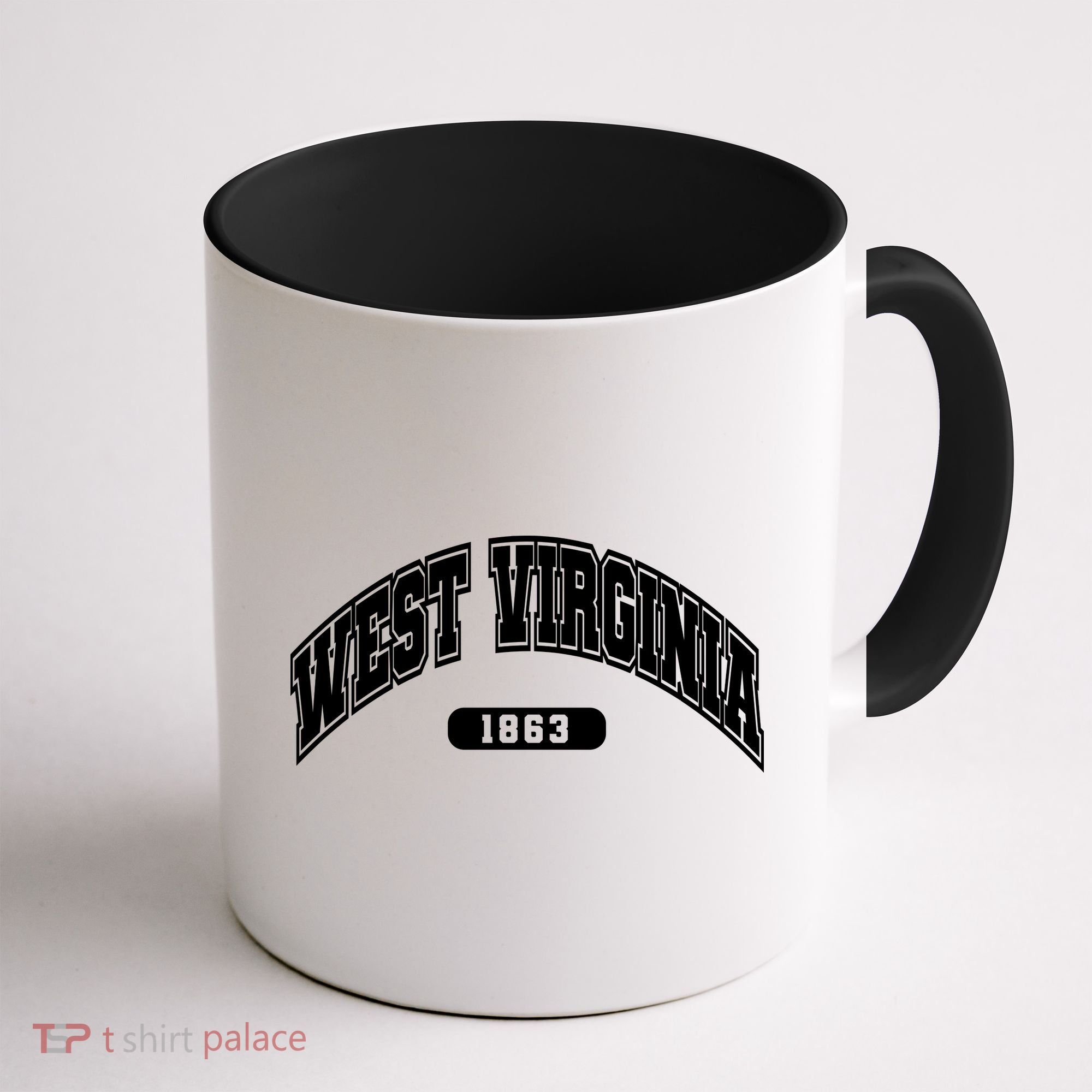 West Virginia Collegiate Style 1863 Coffee Mug