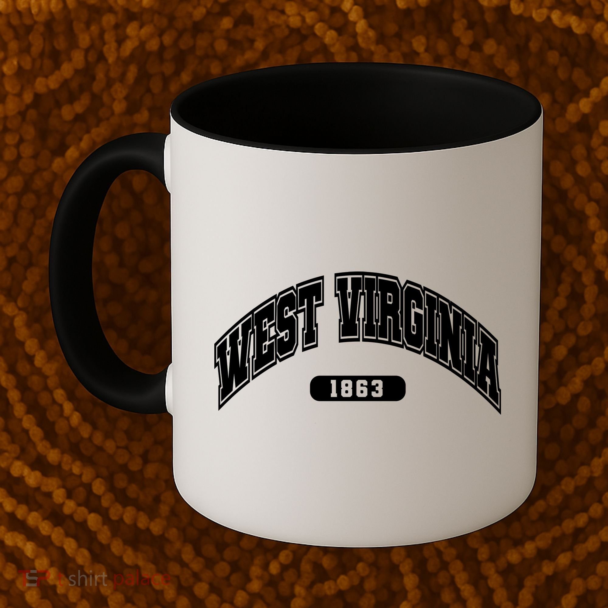 West Virginia Collegiate Style 1863 Coffee Mug