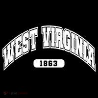West Virginia Collegiate Style 1863 Women's Hoodie thumb 2