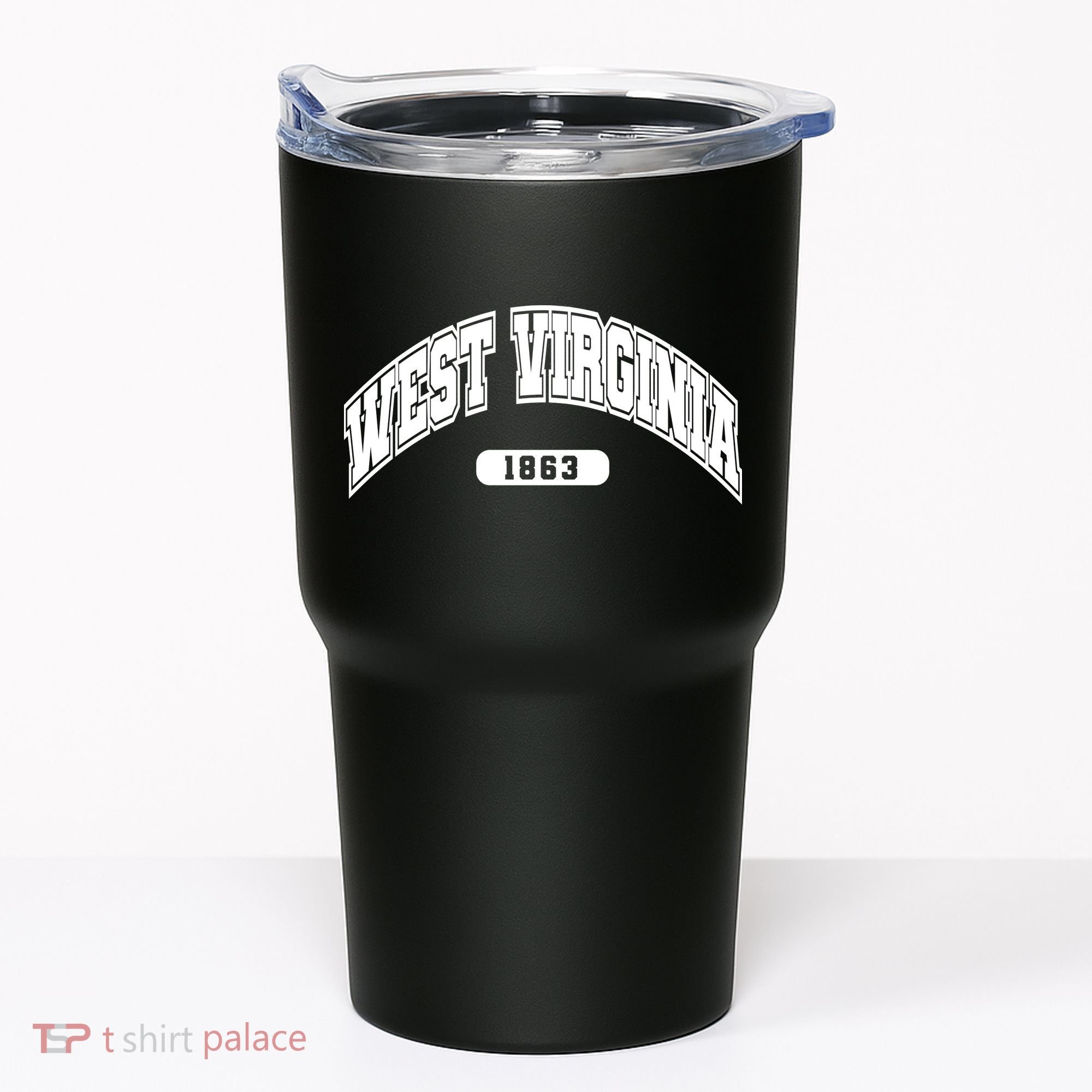 West Virginia Collegiate Style 1863 Tumbler