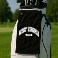 West Virginia Collegiate Style 1863 Golf Towel thumb 2