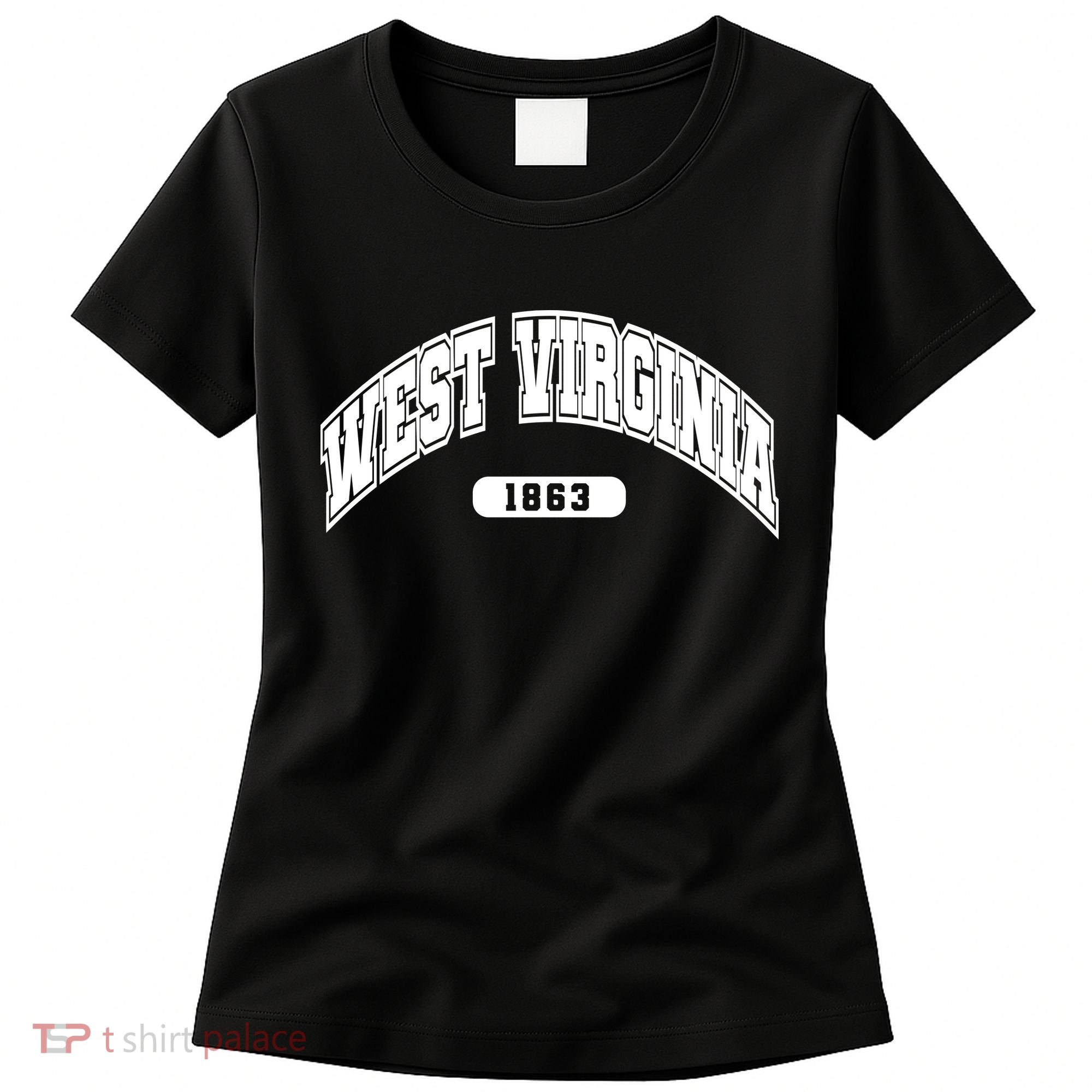 West Virginia Collegiate Style 1863 Women's T-Shirt