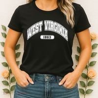 West Virginia Collegiate Style 1863 Women's T-Shirt thumb 2
