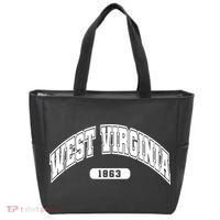 West Virginia Collegiate Style 1863 Tote Bag thumb 0
