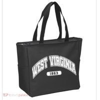 West Virginia Collegiate Style 1863 Tote Bag thumb 2