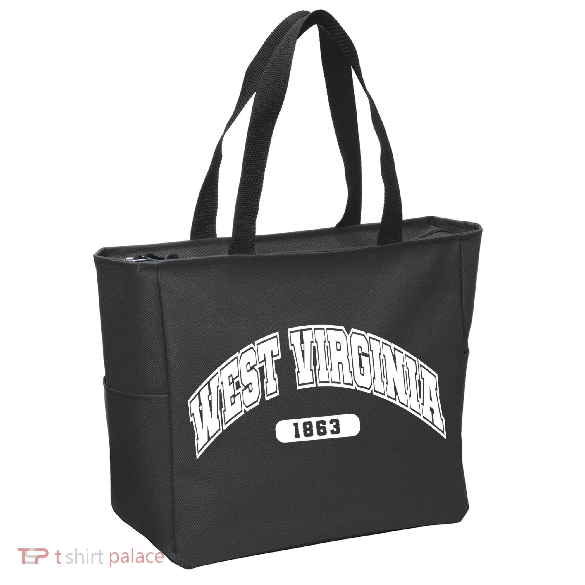 West Virginia Collegiate Style 1863 Tote Bag