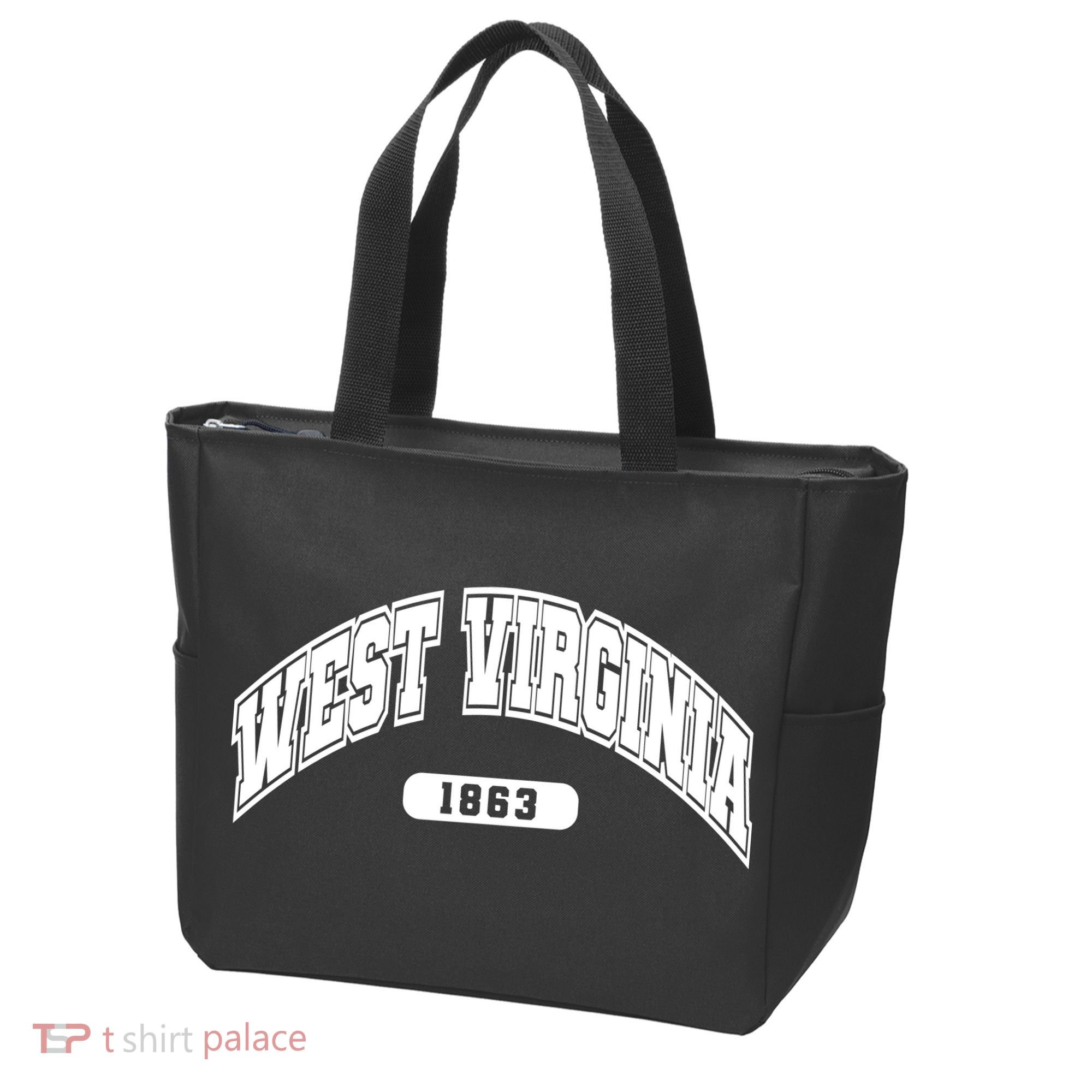 West Virginia Collegiate Style 1863 Tote Bag