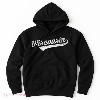 Wisconsin Vintage City Hoodie