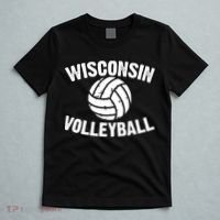Wisconsin Volleyball Classic Style Vintage Distressed T-Shirt thumb 5