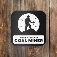 West Virginia Coal Miner Coaster thumb 0