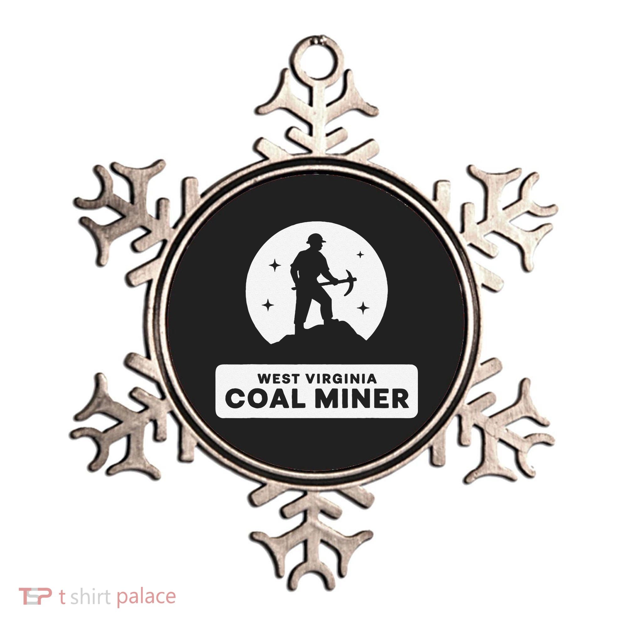 West Virginia Coal Miner Ornament