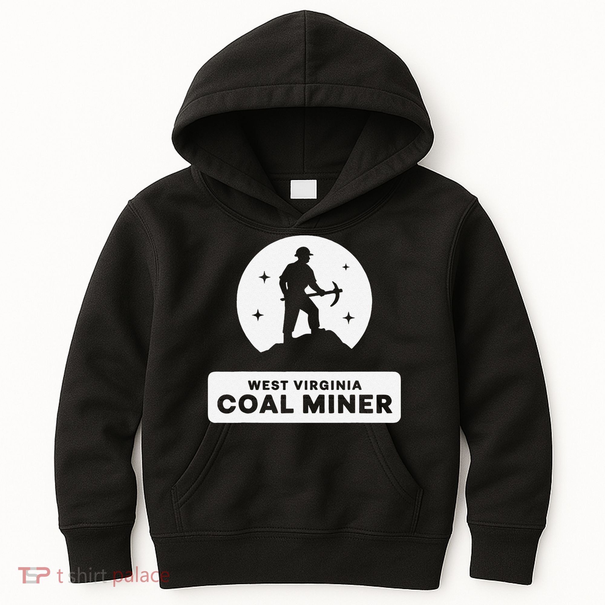 West Virginia Coal Miner Kids Hoodie