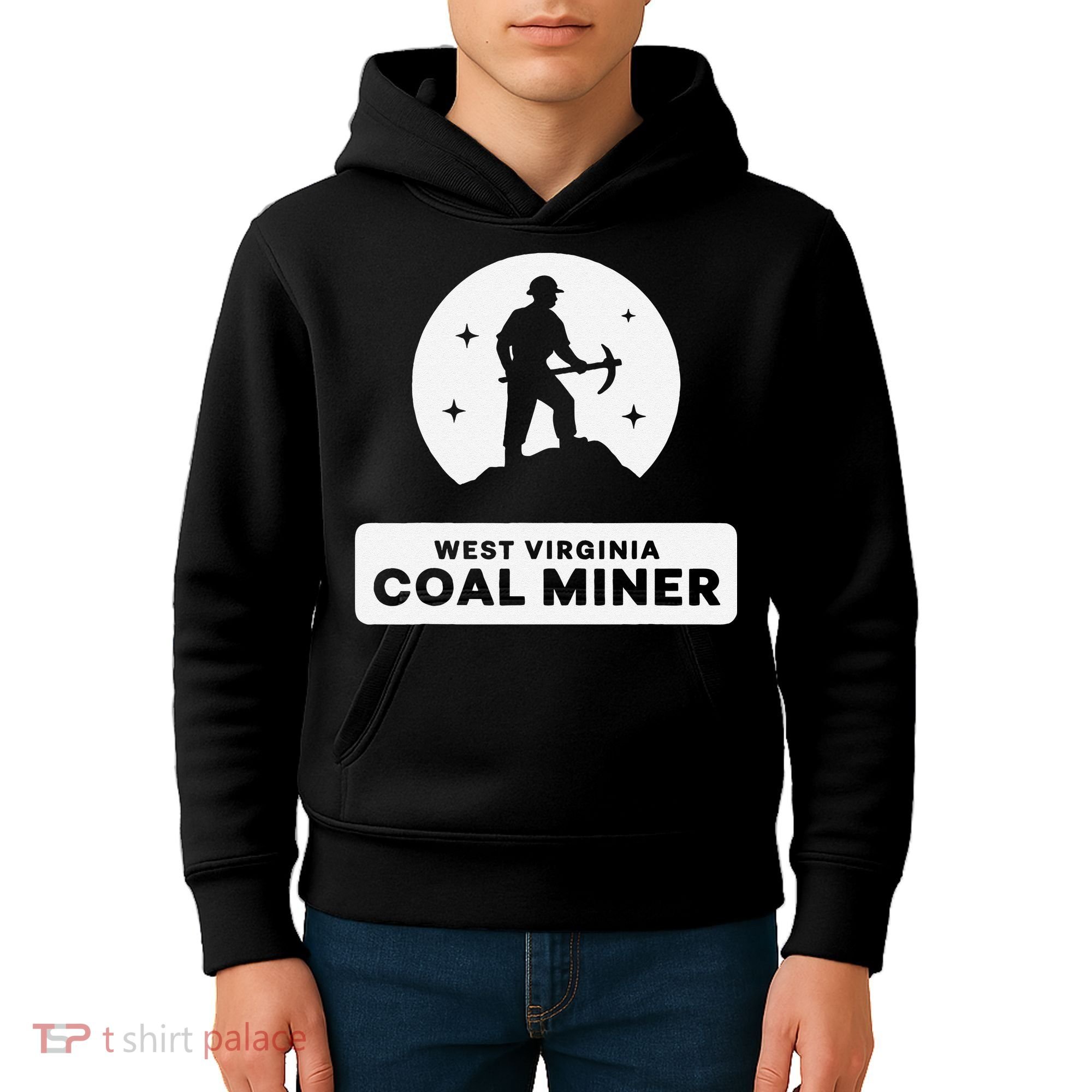 West Virginia Coal Miner Kids Hoodie