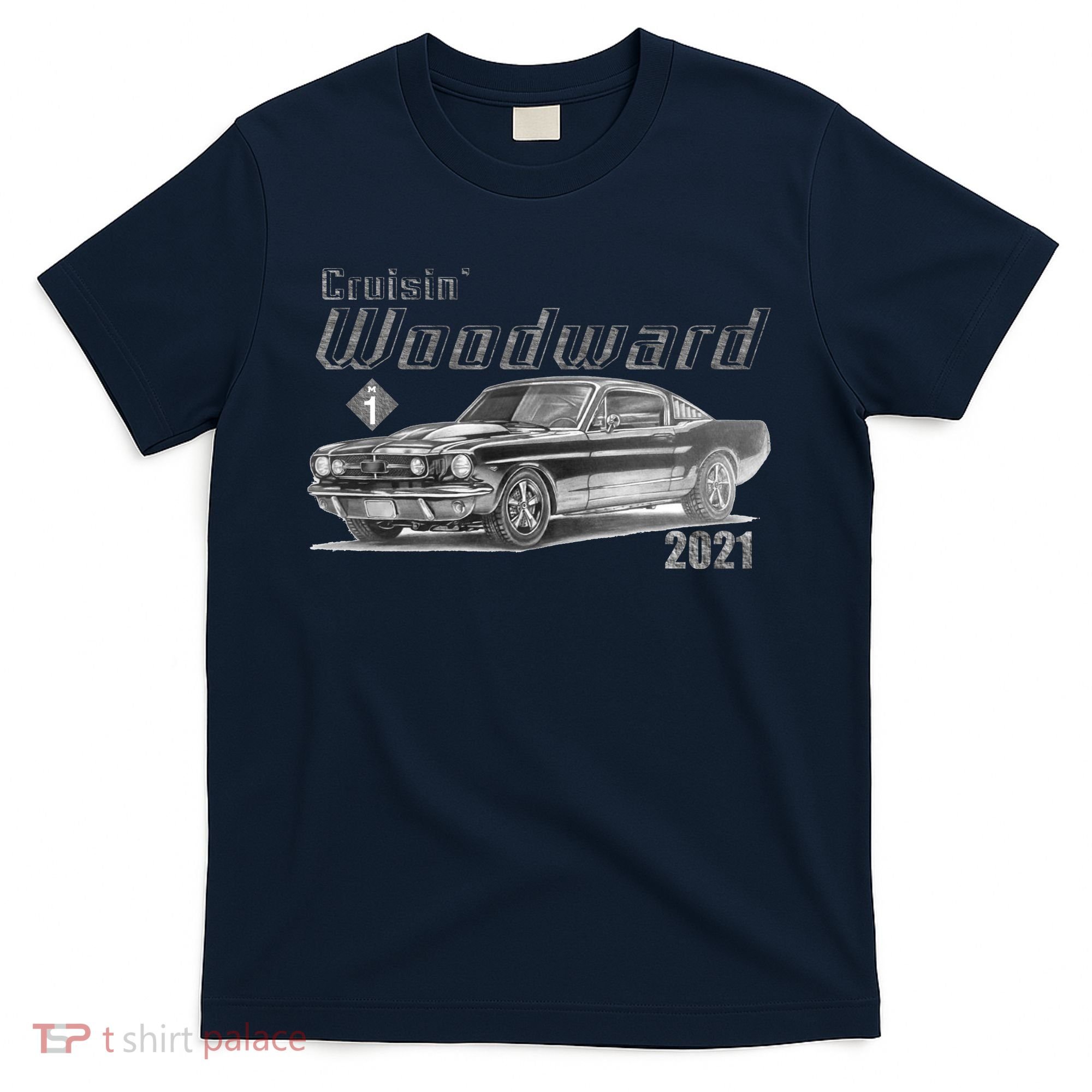 Woodward Vintage Classic Cruisin M1 Car Cruise T-Shirt