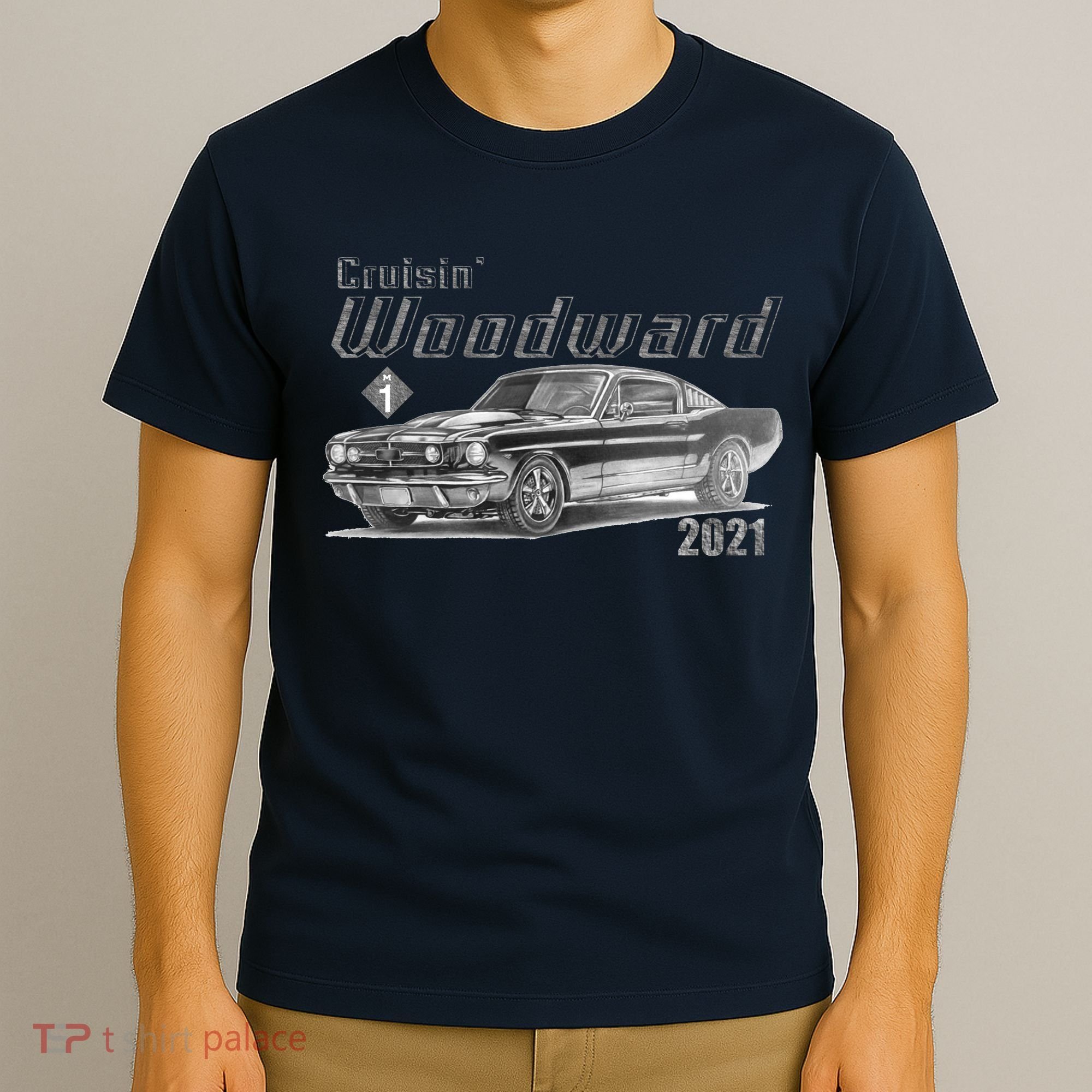 Woodward Vintage Classic Cruisin M1 Car Cruise T-Shirt