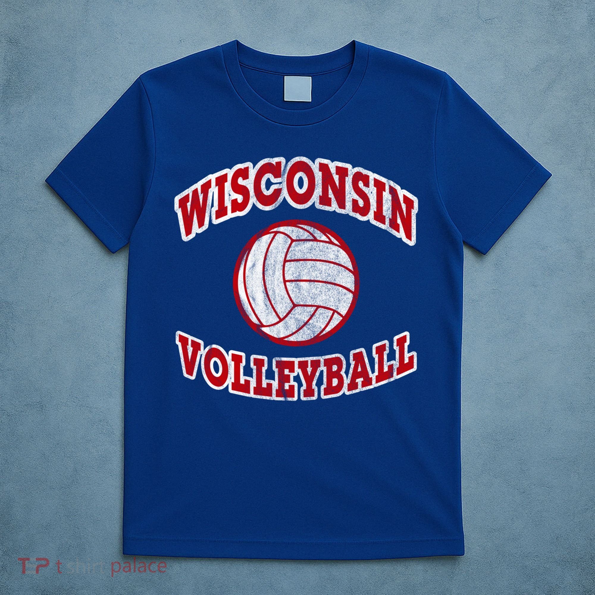 Wisconsin Volleyball Classic Style Vintage Distressed Meaningful Gift T-Shirt