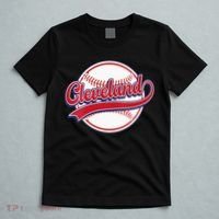 Womens Vintage Cleveland Cityscape Baseball Lover Player And Fans T-Shirt thumb 5
