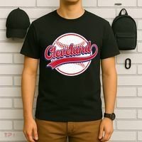 Womens Vintage Cleveland Cityscape Baseball Lover Player And Fans T-Shirt thumb 6