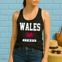 Wales Varsity Dragon  Women's Tank Top thumb 2