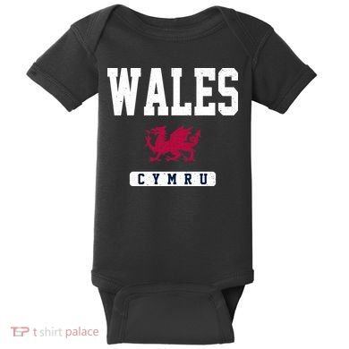 Wales Varsity Dragon  Baby Bodysuit