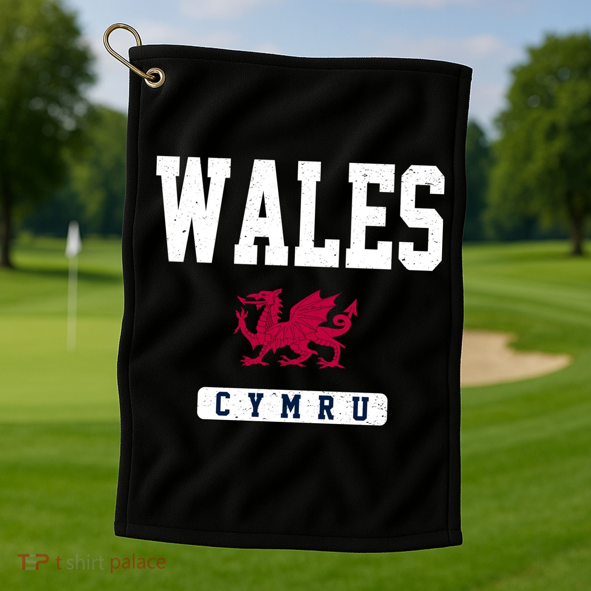 Wales Varsity Dragon  Golf Towel