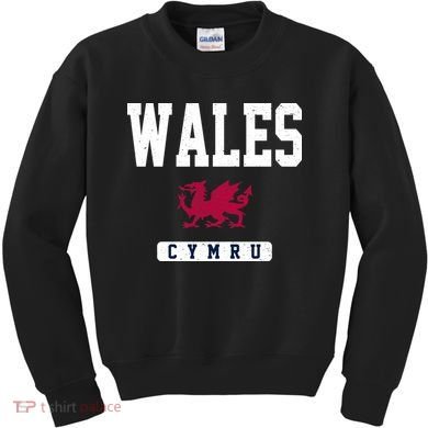 Wales Varsity Dragon  Kids Sweatshirt