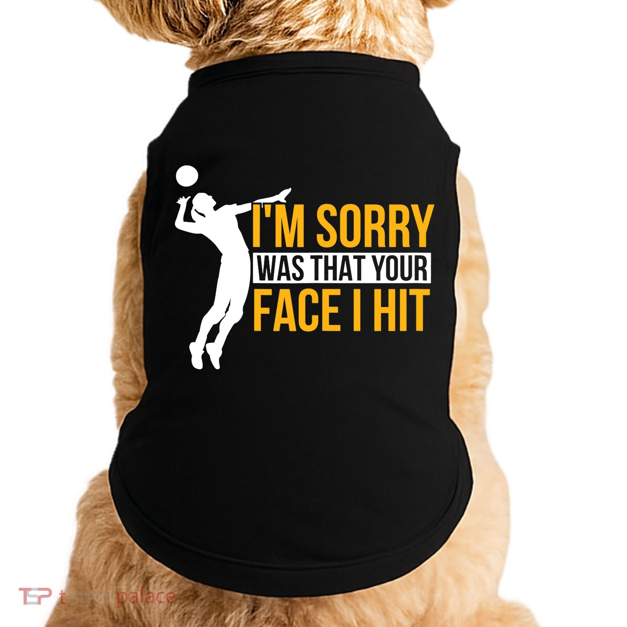 Wo Volleyballer Funny Volleyball Doggie Tank