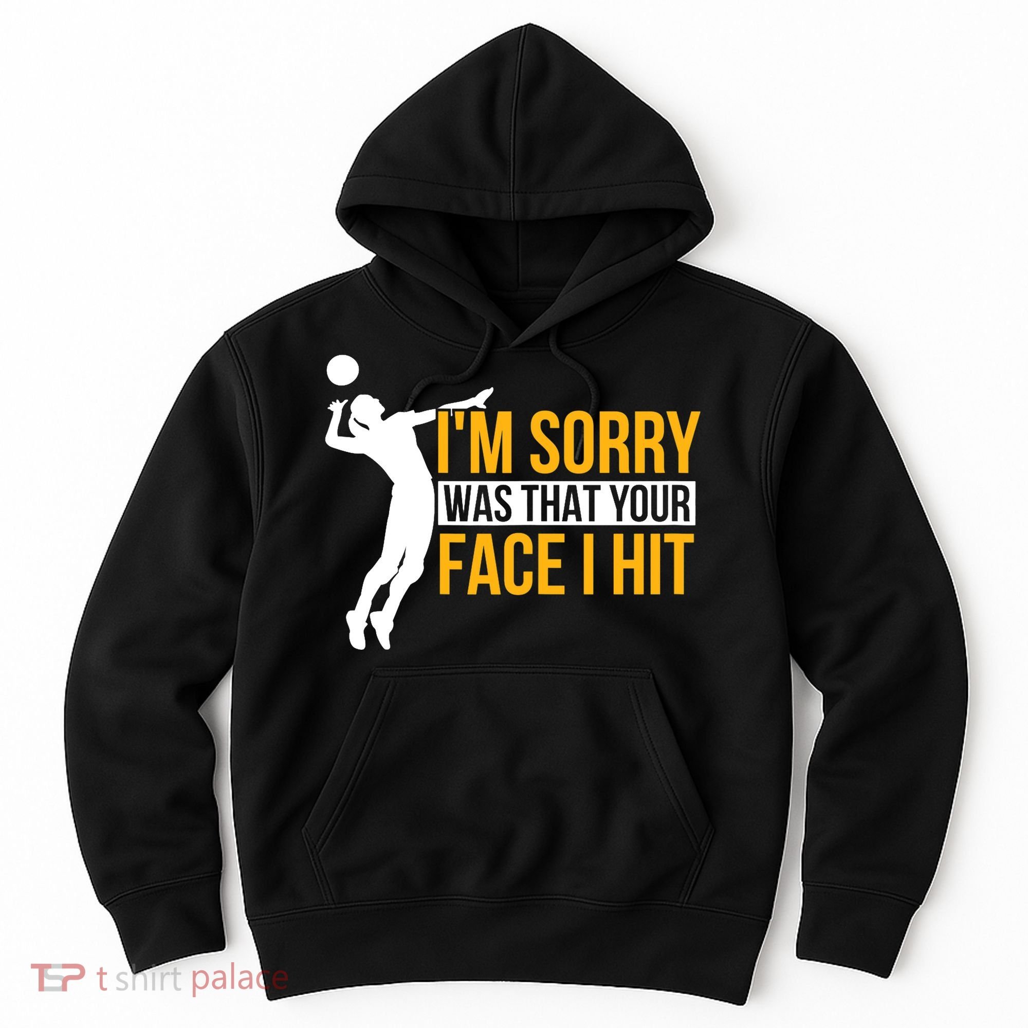 Wo Volleyballer Funny Volleyball Hoodie