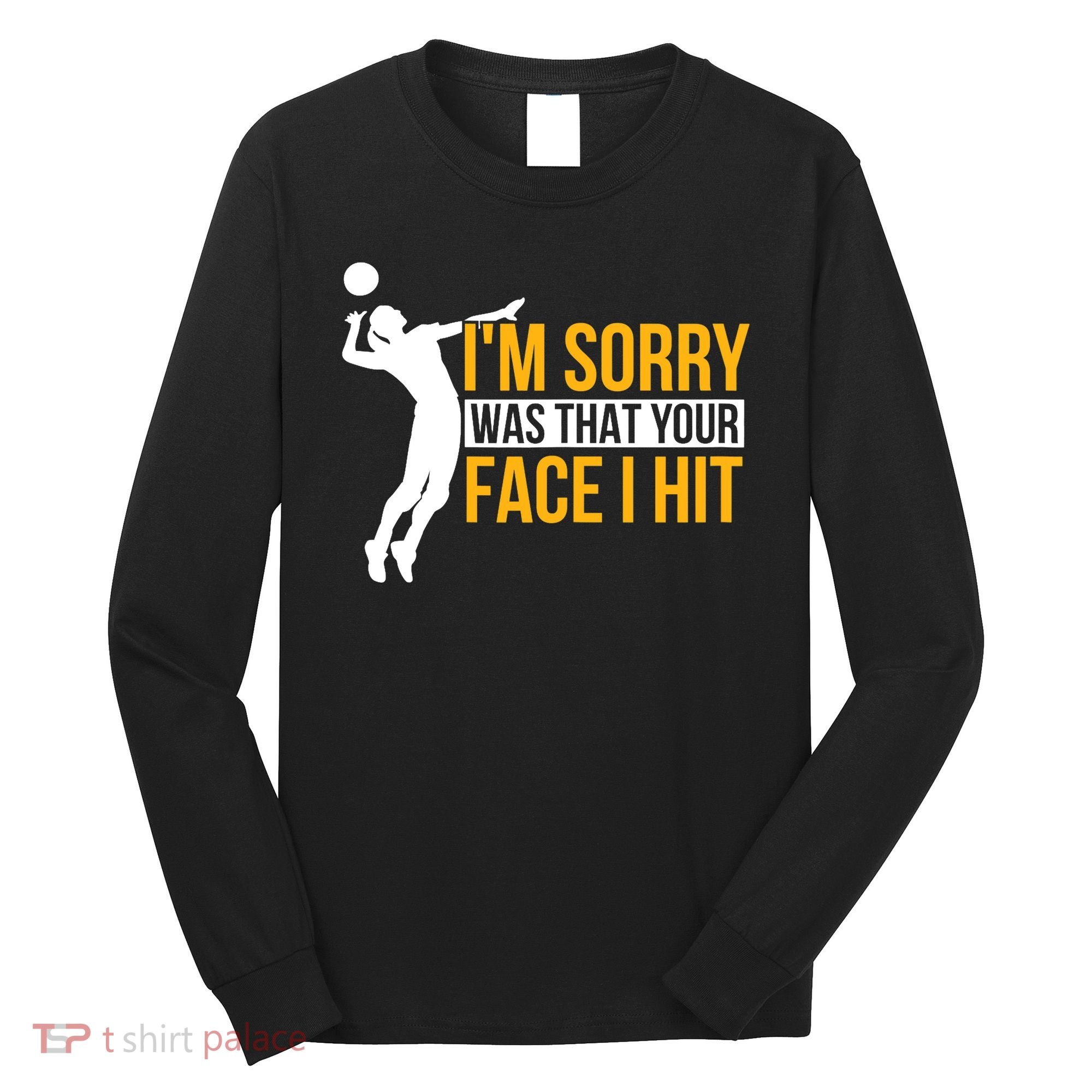 Wo Volleyballer Funny Volleyball Long Sleeve Shirt