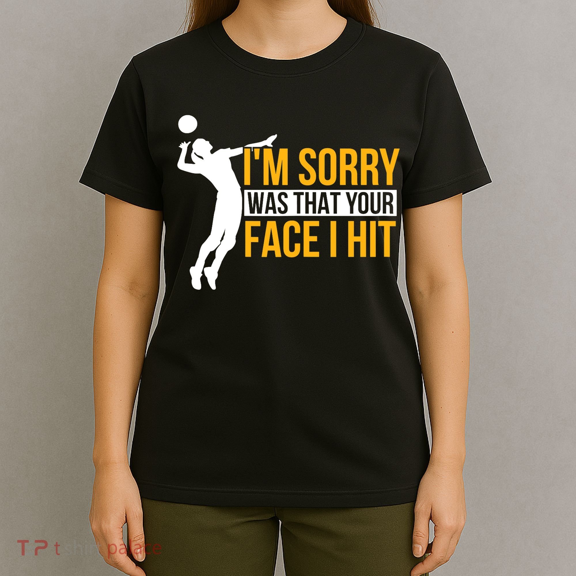 Wo Volleyballer Funny Volleyball T-Shirt
