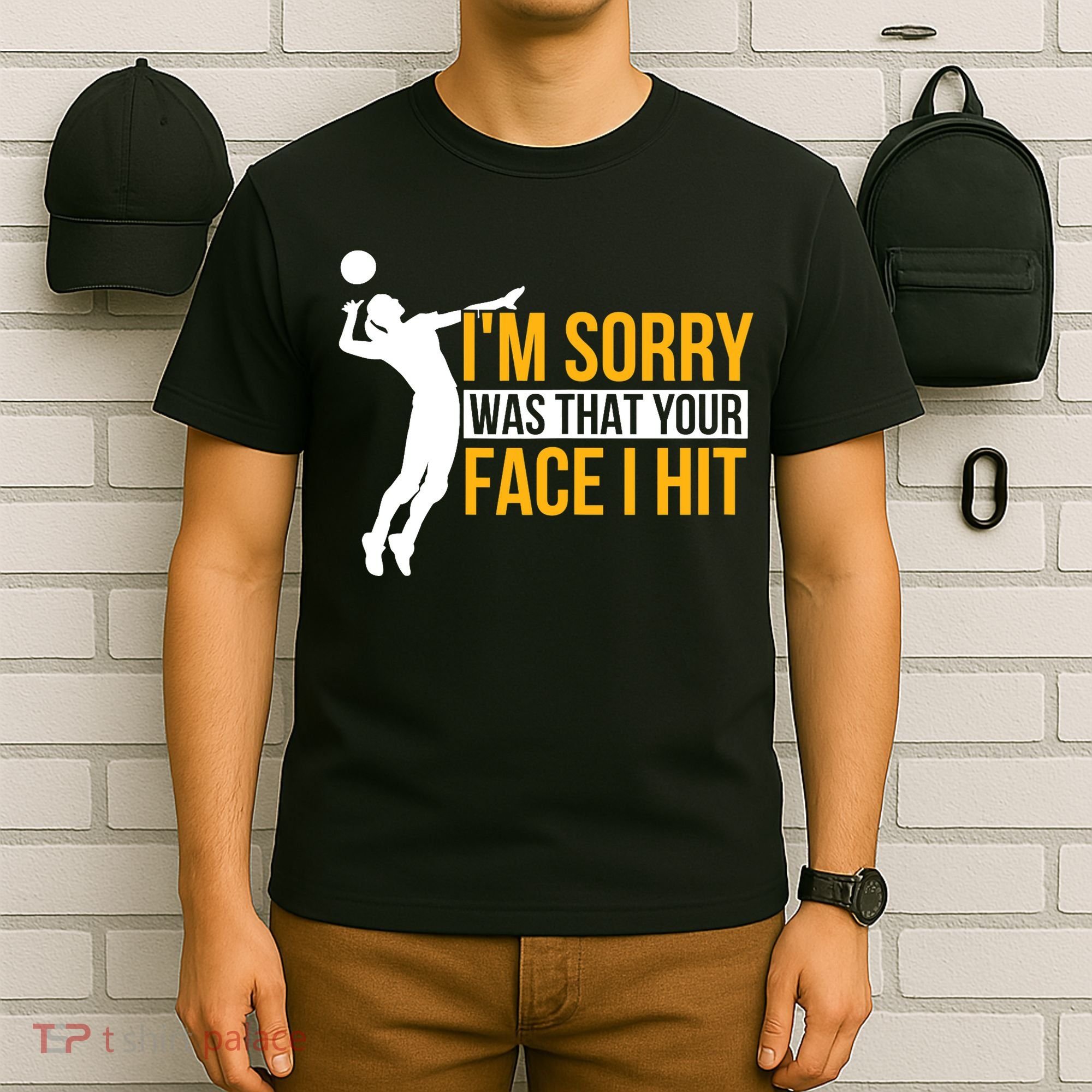 Wo Volleyballer Funny Volleyball T-Shirt