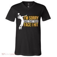 Wo Volleyballer Funny Volleyball V-Neck T-Shirt thumb 0