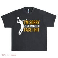 Wo Volleyballer Funny Volleyball Urban Oversized Heavyweight T-Shirt thumb 0