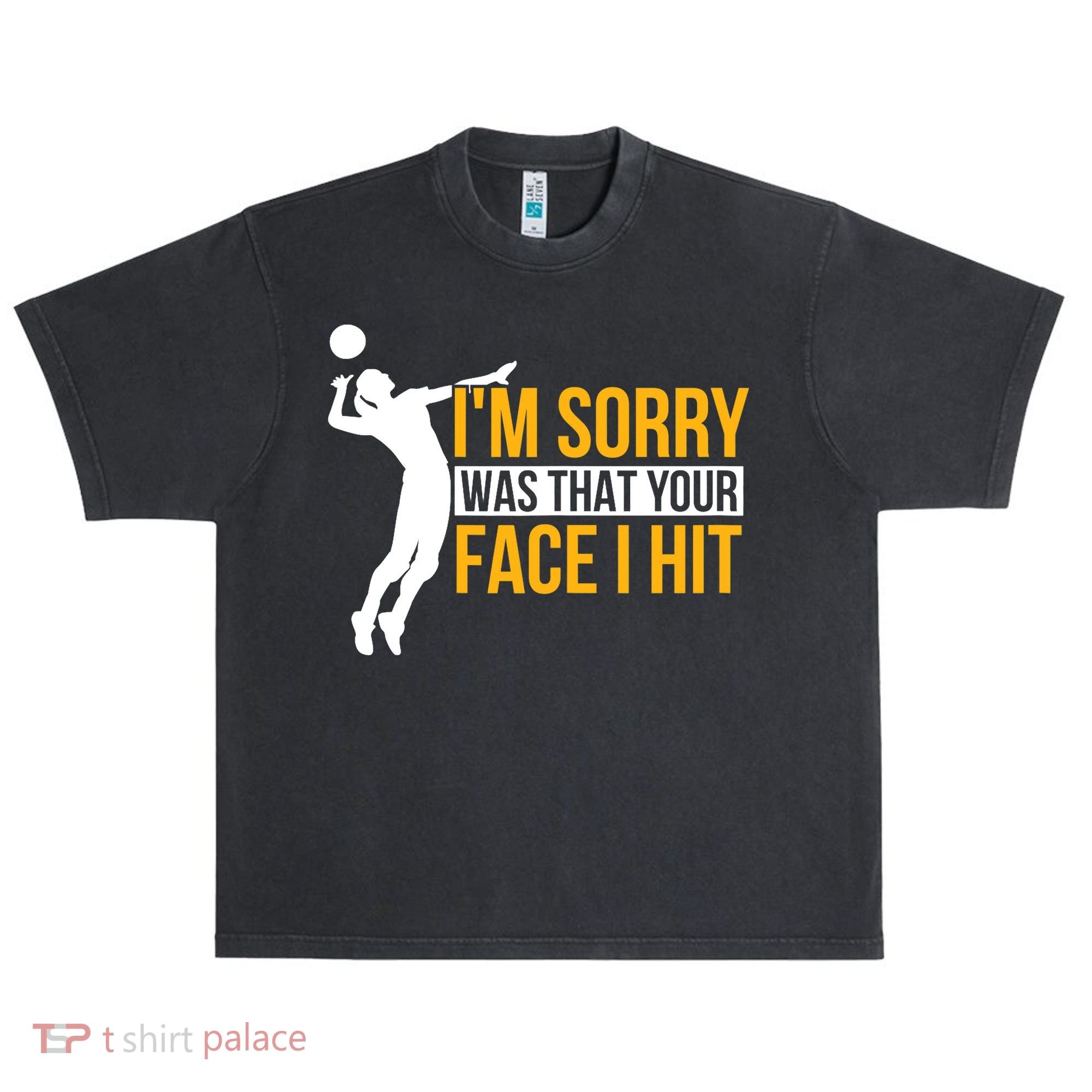 Wo Volleyballer Funny Volleyball Urban Oversized Heavyweight T-Shirt