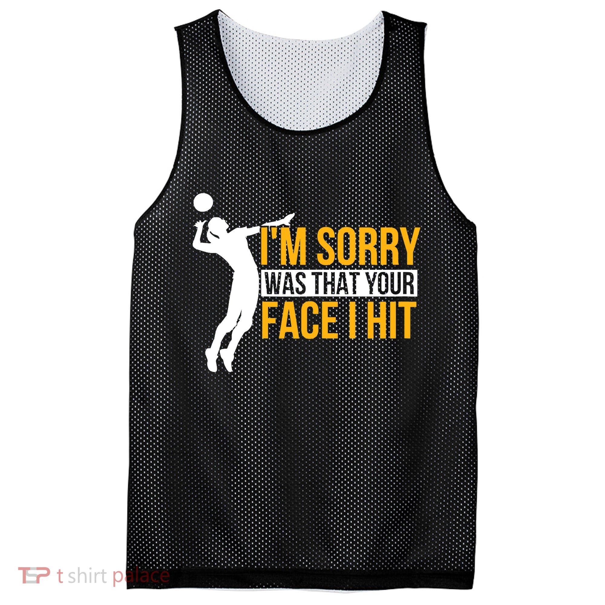 Wo Volleyballer Funny Volleyball Mesh Reversible Basketball Jersey Tank